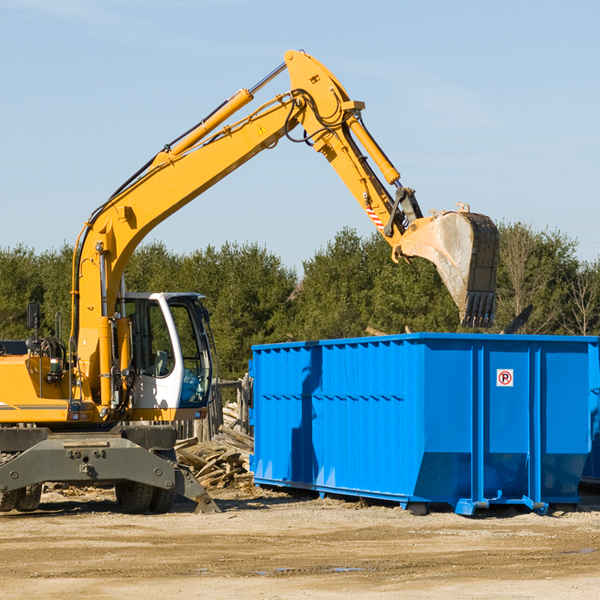 can i choose the location where the residential dumpster will be placed in Logan Nebraska